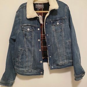 Torrid Sherpa lined denim jacket